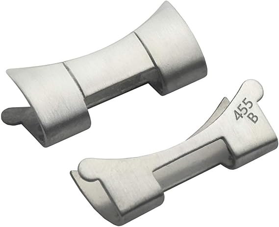 Amazon 455b エンドリンクピース オイスターウォッチバンド用 36mm ロレックス mm S スチール カットアウトパーツなし 時計バンド 腕時計 通販
