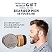 Premium Beard Oil Brush for Men - 100% Natural Wild Boar Bristle with Wood Handle for Grooming Facial Hair; Includes Quality Aluminum Gift Box
