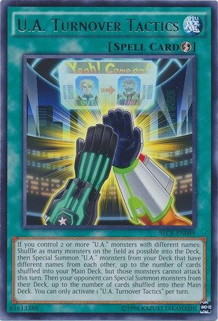 Yu-Gi-Oh! - U.A. Turnover Tactics (SECE-EN089) - Secrets of Eternity: Super Edition - Unlimited Edition - Rare