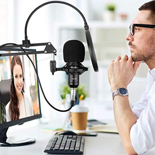 Compact black microphone with adjustable volume and recording level buttons, priced at $39.99.