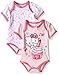 Hello Kitty Baby Girls' 2 Pack Bodysuits, Blushing Bride, 12 Months