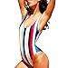 CoCo Fashion Womens Push up Padded Colorblock Bikini Swimwear Swimsuit
