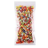 DIYASY Mini 1/4 Inch 2300pc 3D Nail Slice Fruit Face Decorations Christmas Slime Making Supply for Sticking to Slime and Nail Art