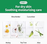 Eunyul Pack of 12 Daily Care Face Sheet Masks 12 Types Korea Hydrating view 4
