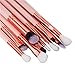 Start 12 pcs/Sets Makeup Brush Set for Eye Shadow Foundation Eyebrow Lip (Pink)