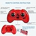 Drone for Kids Headless Mini RC Quadcopters Foldable Remote Control Helicopter Drones 2.4Ghz 6-Axis Gyro 4 Channels Indoor Flying Airplane With 3D Flip One Key Return for Beginner Drone Training (Red)