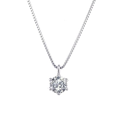 京セラ Kyocera ダイヤモンド ネックレス プラチナ 03カラット 一粒 ベネチアンチェーン 天然石 人気