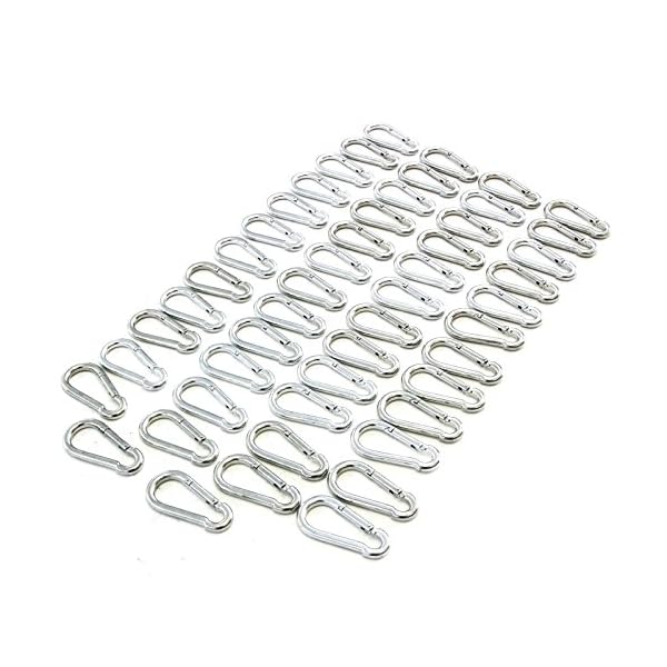 50pc-516Carbine-Snap-Spring-Loaded-Hook-8-x-80mm-M8