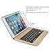 iPad Mini 4 Keyboard Case, iEGrow F1+ Ultra Slim Clamshell Lightweight Keyboard Case for iPad Mini 4 Model A1538/A1550(Gold)