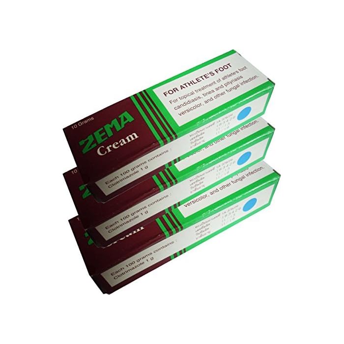 Buy 3x10g. Zema Cream Athlete's Foot Candidiasis Tinea Pityriasis
