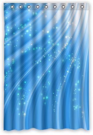 120 cm x 183 cm (48 "x 72") Bathroom Shower Curtain, Beautiful Bubble Pattern Mildew Shower Curtain