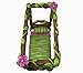 GlitZGlam Miniature Fairy and Baby Gnome Bed - a 4-Post Miniature Bed for Your Fairy and Gnome Garden, Pixies and Sprites - A Fairy Garden Accessory
