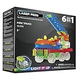 Laser Pegs 6 in 1 Fire Truck Building Kit