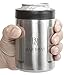 Beer Can & Bottle Insulator/Free 110 Cocktail Recipe Ebook Included/Keep Your Drinks Cold For Hours/Zero Sweat Double Air Vacuum Insulated Drink