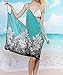 Pinkyee Women's Floral Bikini Swimwear Cover Up Beach Dress