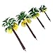 WINOMO 12pcs Plastic Artificial Trees Layout Rainforest Palm Tree Diorama Scenery