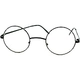 Round Circle Clear Lens Eyeglasses Small Size Thin Frame Unisex Glasses