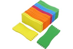 ULTECHNOVO Fishing Tackle Foam Winders 50pcs Fishing Hook Lure Line Storage Board Fishing Leader Line Holder Foam Board Snell