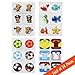Meadow Natural Mosquito Repellent Stickers (Mixed Designs, 54 pcs)