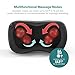 Sable Shiatsu Neck Back Massager with Heat Function, Portable Massage Pillow for Car, Home and Office, Deep Kneading Electric Massager for Shoulder, Waist, Muscle Pain Relief, FDA & UL Certified