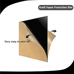 Eszeoee 2 Pack 16'' x 20'' Opaque Black Acrylic