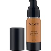 Note Cosmetique Mattifying Extreme Wear Liquid Foundation SPF 15 - Full Coverage Foundation Makeup for Oily Skin - 113 Honey Bronze - 1 oz