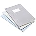A5 Grid Notebook/Travelers Journal Inserts - Softcover, Graph Paper, 5.5 x 8.25 in, 40 Sheets/80 Pages, Set of 3