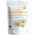 Iyasa Holistics Organic Chamomile Flowers Powder 8oz - Chamomile Tea Organic Food Grade - Baking, Cooking & Cold Drinks - DIY