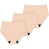 AIRCUTE Washable Urinary Incontinence Underwear for Women Absorbent Seamless High Waist Leak Protective Panty 3 Pack