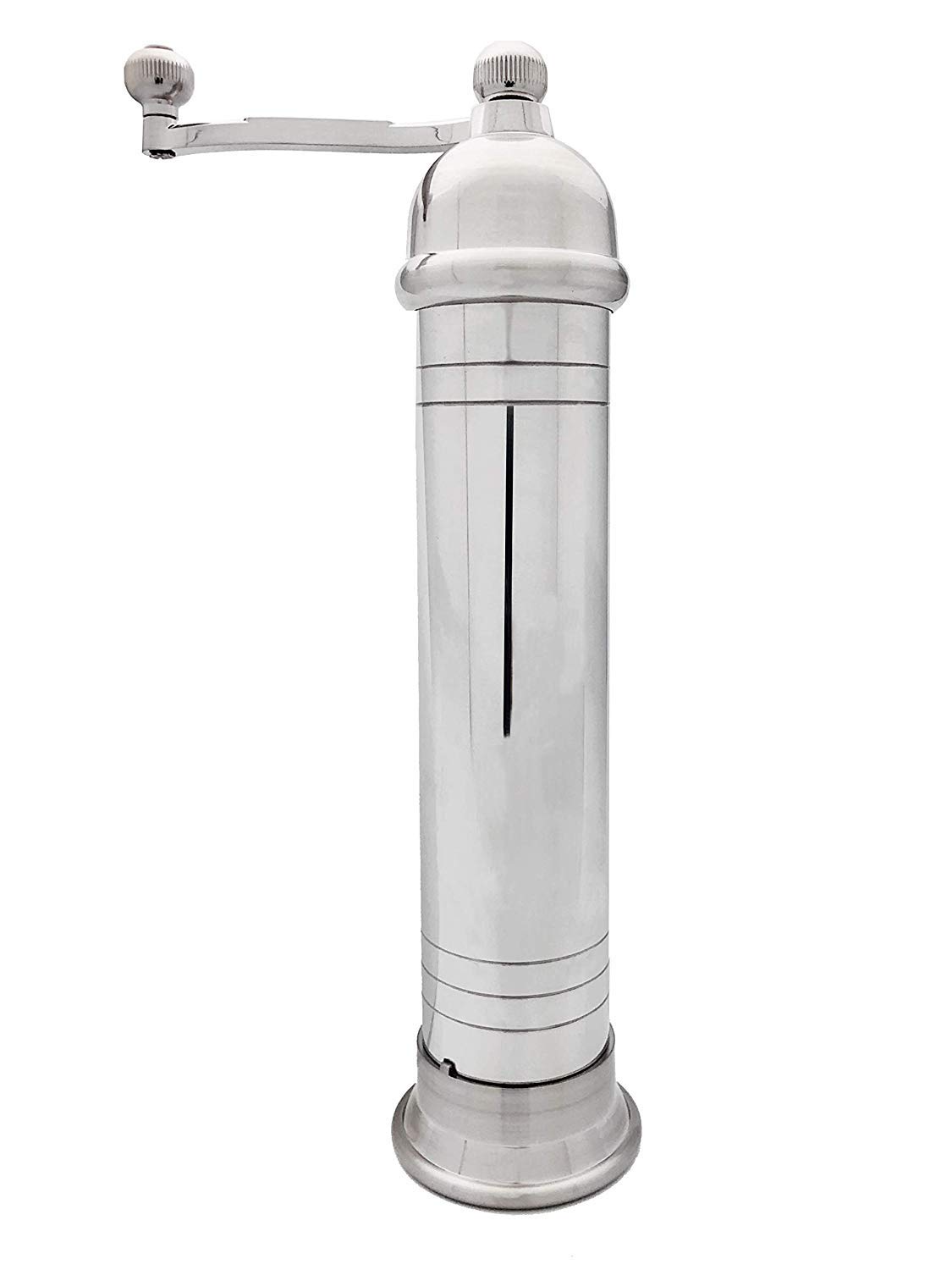 A-ONE Quality Silver Pepper Salt Grinder Pepper Salt Mills Stainless Steel Beautiful Design Rotating Grinder Mill