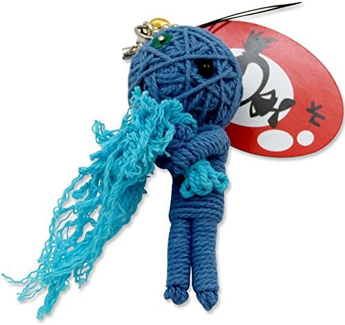 Adorable Aquarius Voodoo Luck Zodiac Doll KeyChain