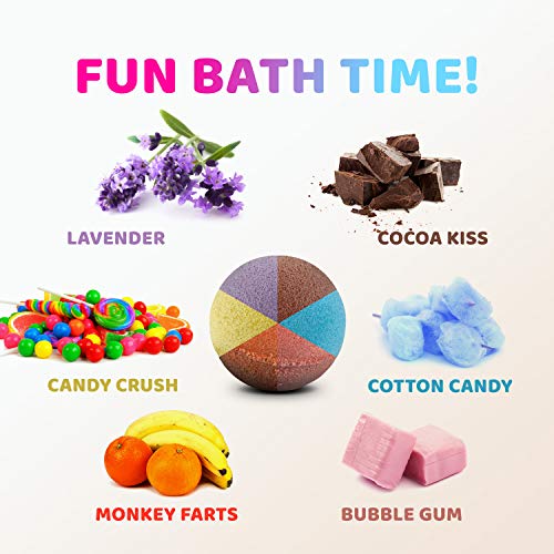 Organic Bath Bombs with SUPERHERO TOYS inside for Kids - Natural and Safe Bath Bombs with Essential Oils - Surprises Inside - Great Gift Set for Boys and Girls