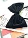 Products4ushop Velvet Bow Headband: H2 (Velvet Black)