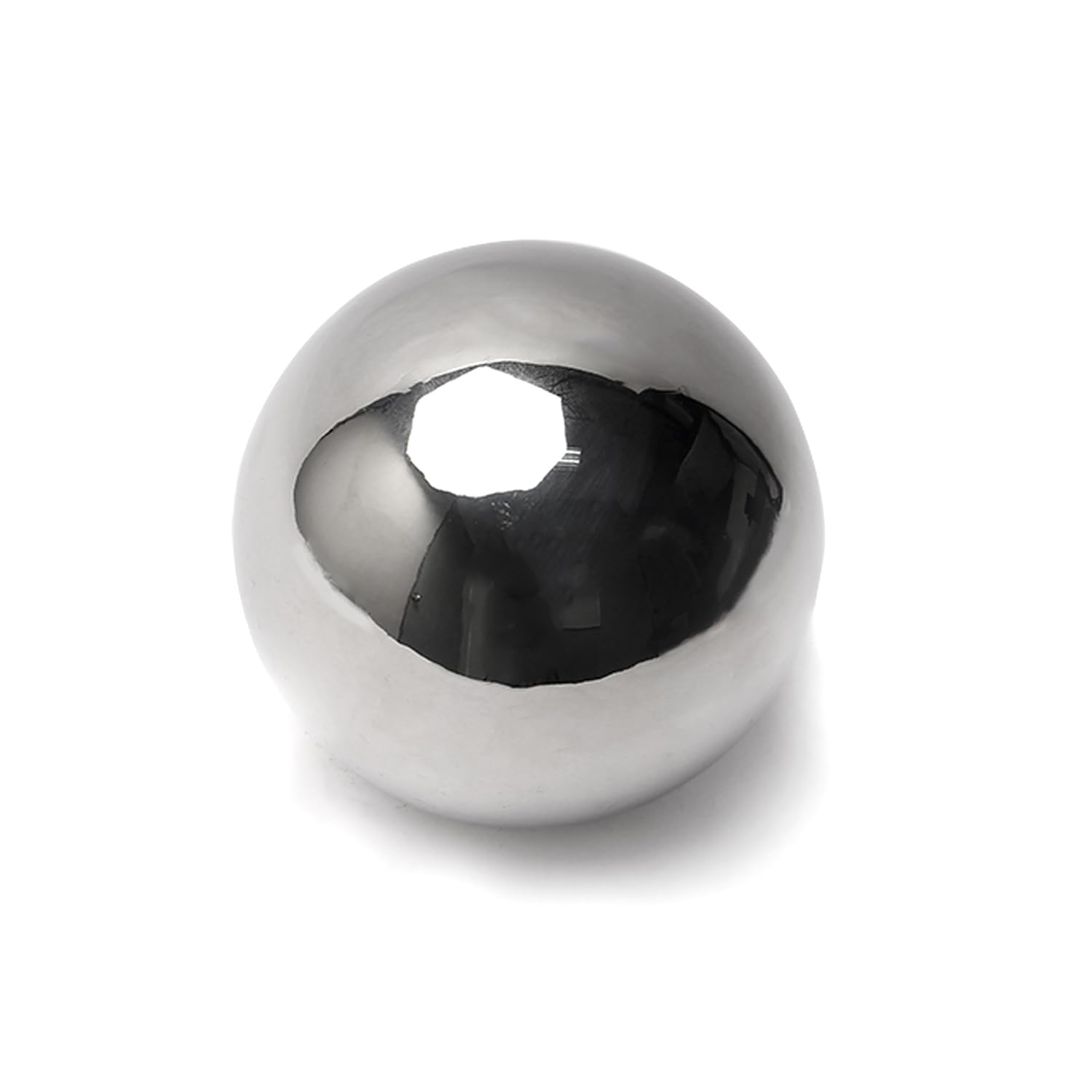 MroMax 1PCS 5.31" Dia 304 Stainless Steel Hollow Cap Ball Spheres for Handrail Stair Newel Post Silver Tone