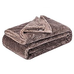 Fuzzy Throw Blanket, Plush Fleece Blankets for