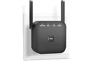2025 Fastest WiFi Extender, WiFi Repeater, WiFi Booster, Covers Up to 10000 Sq.ft and 60 Devices, Internet Booster - with Eth