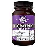Global Healing Center Floratrex Probiotic & Prebiotic Supplement - 23 Strains Live Active Cultures - 50 Billion CFUs - Digestive & Immune Support for Adults & Children (60 Capsules)