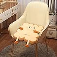 lumogeva Toast Bread Pillow Cushion with Aggrieved Expression, Kawaii Plush Toy Funny Food Plush Cushion for Office Dorm Bedroom Seat,Plush Cushion Gift for Birthday, Valentine, Christmas (Square)