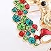 Christmas Brooch Pins Rhinestone Crystal Christmas pins for Women Girls Reindeer Pins Statement Christmas brooch Holiday Jewelry Gifts(Deer)