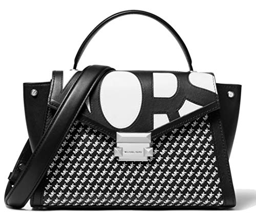black and white mk bag