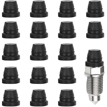 thumbnail image 2 of Quick Brake M8 Brake Caliper Bleed Screw Set (4x) With Caps – Fits Mercedes & Smart – 41.5mm Length, 9mm Spanner 2 of 2