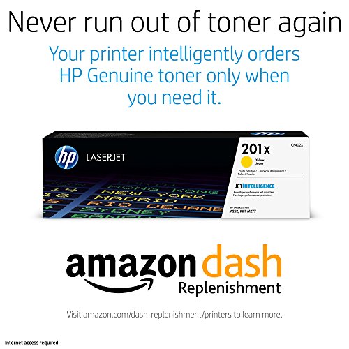 HP 201X (CF402X) Toner Cartridge, Yellow High Yield for HP Color Laserjet Pro M252dw M277 MFP M277c6 M277dw MFP 277dw - HP