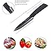 Coiwin Kitchen Cutlery Black Ceramic Knife Set With Sheaths - Super Sharp & Rust Proof & Stain Resistant ( 6