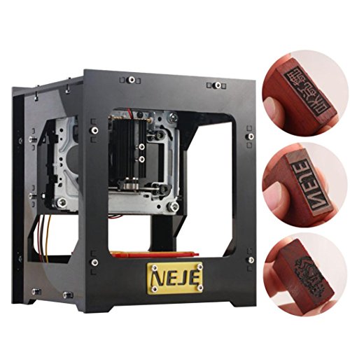 Engraving Machineï¼ŒQisc NEJE 1000mW DIY Laser USB Engraver Cutter Engraving Carving Machine Printer With High Resolution Printing: 512*512
