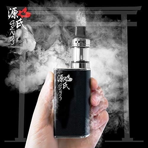 E Cigarettes Vape Pen Kit, Genji 60W Box Mod 1500mAh Rechargeable Battery, 2ML Capacity E-Cig Starer Kit, No Nicotine Vape Pen Starter Kit