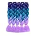 Ding Dian Synthetic Braiding Hair Extensions Kanekalon Hair Ombre Twist Braiding Hair High Temperature Hair Extensions 5Pcs/Lot 100g/Pc 24