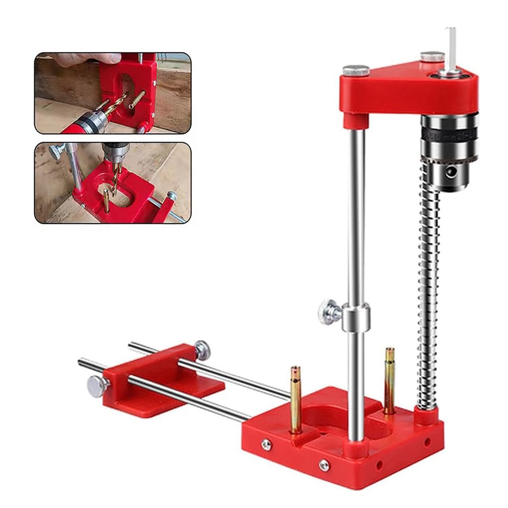 QYVFLIZ Woodworking Drill Locator Tool,Adjustable Punch Locator for DIY Furniture Position Hand Tools, Drilling Positioner