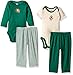 Gerber Baby Boy 4 Piece Bodysuit and Pant Set