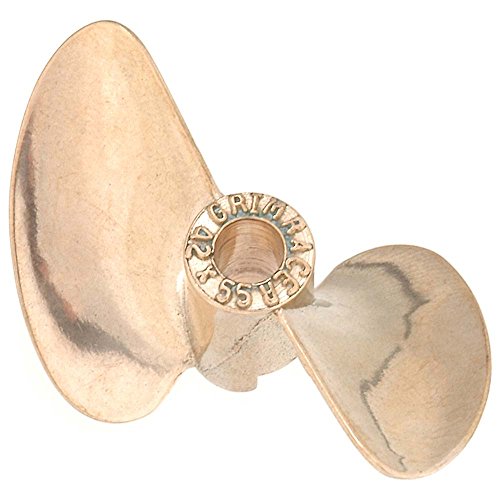 Aquacraft GrimRacer 42x55mm Titanium Metal Propellor primary Aquacraft GrimRacer 42x55mm Titanium Metal Propellor primary