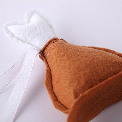 Unpara 2018 Funny Chicken Drumstick Headband for Dog Cat Turkey Headdress Accessories Costumes (S)